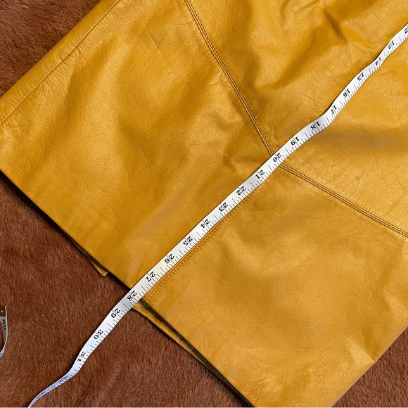 Vintage 1970’s Wilson’s Patchwork Sheep Jacket with Pelle Cuir Pencil Skirt - Picture 13 of 14